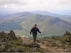 Keith Walking On Snowdon